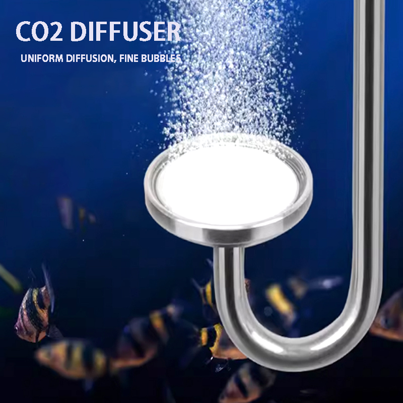 Aquarium Liquid Carbon - Nebulizator CO2 do akwarium Stop aluminium
