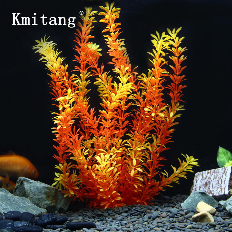 Aquarium Moss - 100 cm Duże Sztuczne Rośliny Tropikalne,