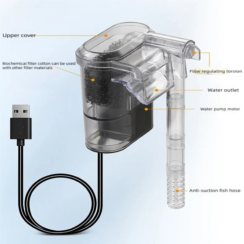 Mini zawieszony filtr USB do a – Planted Aquarium Cleaning recenzja i cena