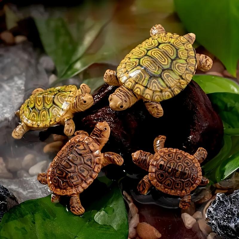 6 Miniatur Żółwi do Dekoracji  – Aquarium Moss recenzja i cena