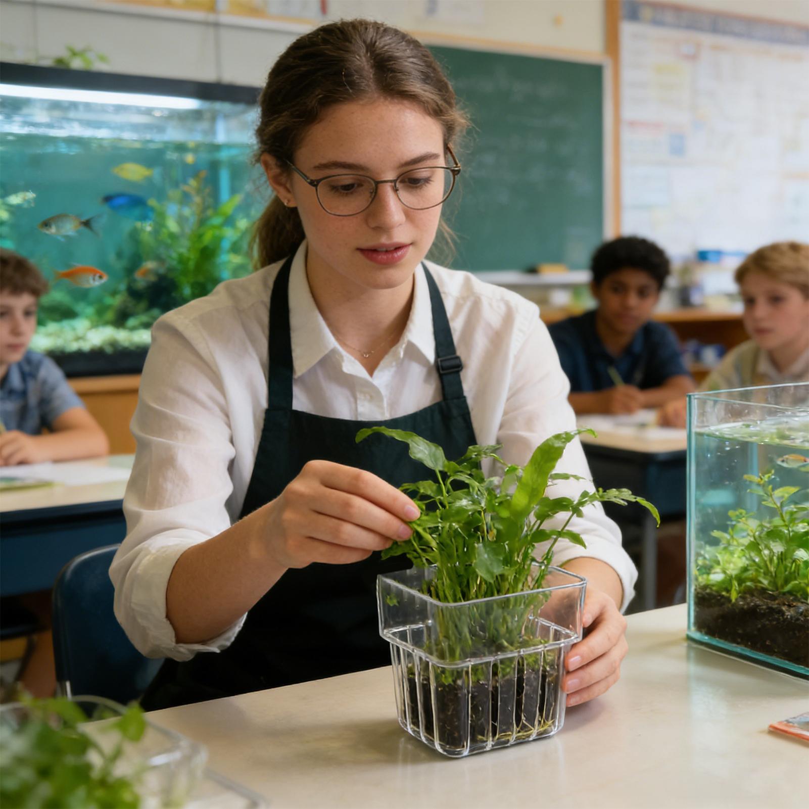 Przezroczysty wiszący pojemnik – Aquarium Plant Holder recenzja i cena